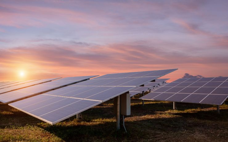 Photovoltaik im Herbst - Linz