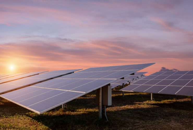 Photovoltaik im Herbst - Linz